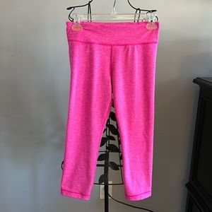 Under armor leggings. Pink.